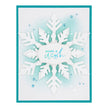 Pierced Mini Labels Etched Dies from the Bibi's Snowflakes Collection by Bibi Cameron