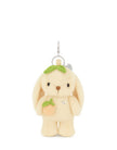 Keyring - Penelope the bunny with Peach - Snuggle Bunnies