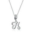Classic 925 Sterling Silver Initial Necklace