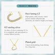 Genuine 925 Sterling Silver The Shape Of Love Chain Necklace For Women - Fine Jewelry 18.11'' Collar