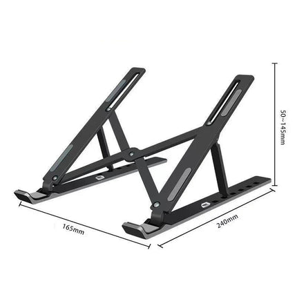 8 Gear Foldable  Laptop plastic Stand Holder Portable Notebook Support Base Adjustable Riser Cooling Bracket  Cooler Accessories