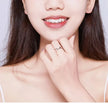 Breathtaking 14K Gold Plated X Ring - Elegant Minimalist 925 Sterling Silver Cross Ring For Women - Promise Jewelry Scr543