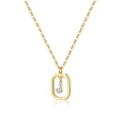 Personalized Initial Necklace in 925 Sterling Silver