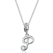Classic 925 Sterling Silver Initial Necklace