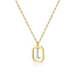 Personalized Initial Necklace in 925 Sterling Silver