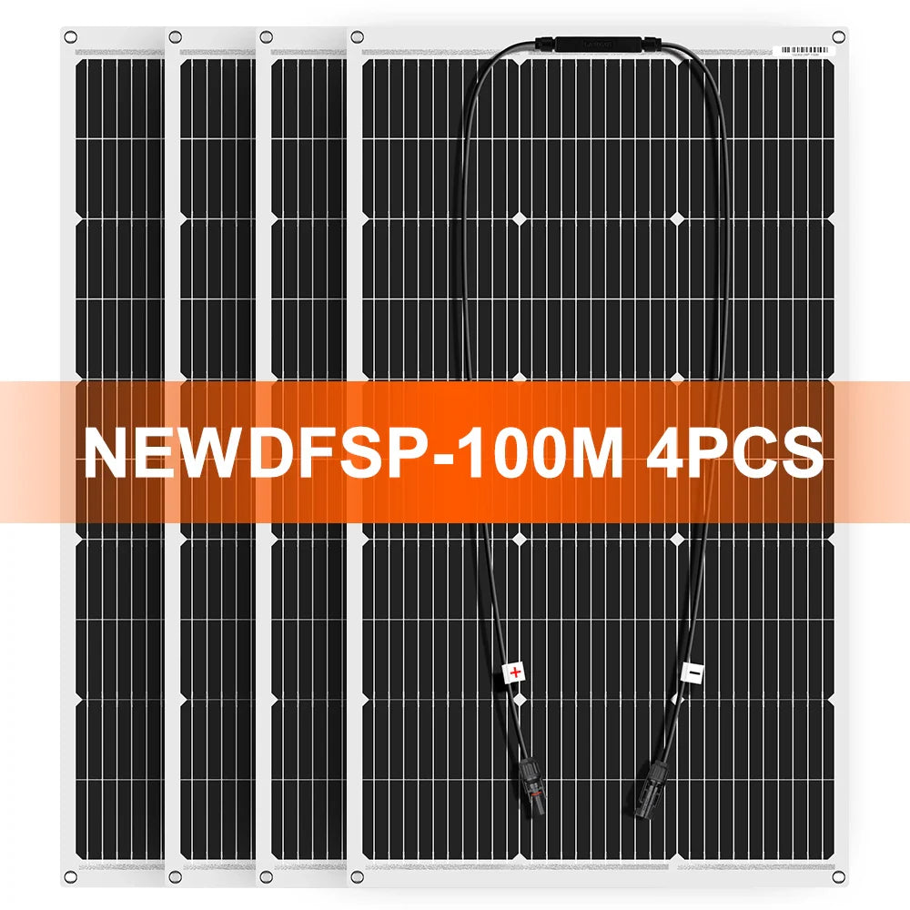 DOKIO Flexible Solar Panel  18V 100W - 400W