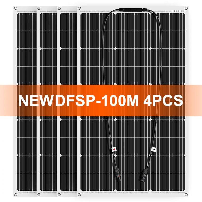 DOKIO Flexible Solar Panel  18V 100W - 400W