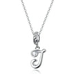 Classic 925 Sterling Silver Initial Necklace