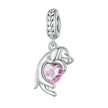 Genuine 925 Sterling Silver Pet Dog Charm For Bracelet - Poodle Dachshund Pendant