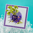 Crocus and Ladybugs Etched Dies from the Snow Garden Collection by Susan Tierney-Cockburn