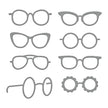 Smart Glasses Etched Dies from the Monster Birthday Collection