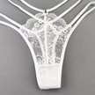 3-Pack Lace Peekaboo G-Strings – Strappy, Sheer, & Seductive T-Back Thongs