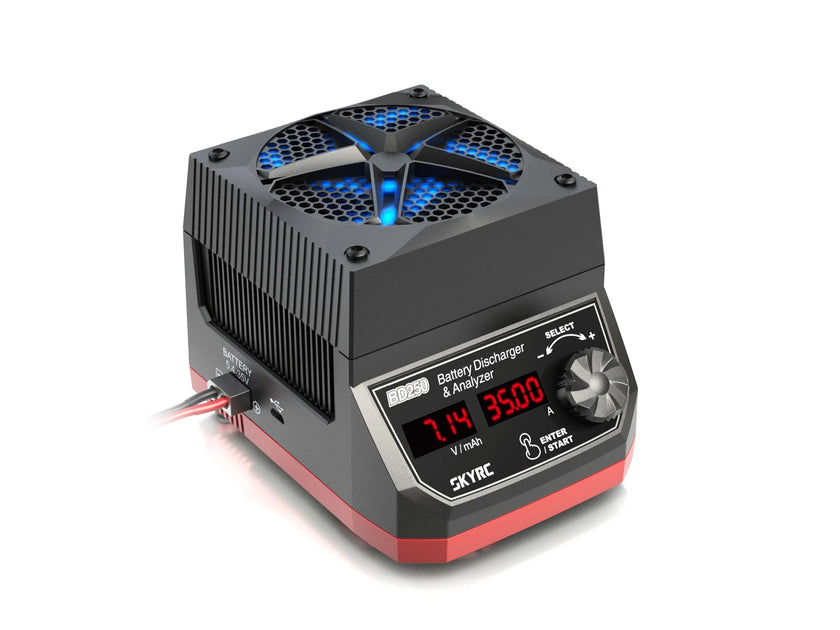 SKYRC BD250 Battery Analyzer - Upgraded Battery Discharger