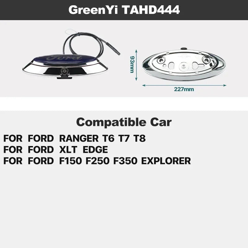 Dynamic Trajectory AHD Trunk Handle Camera For Ford Focus MK2 MK3 Mondeo Ranger Explorer C-Max Kuga Fiesta Fusion Backup Cam