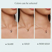 925 Sterling Silver Baby Panda Crystal Necklace | Enamel Cute Animal Charm Chain Link | Women'S Gift - 17.71'' Scn453