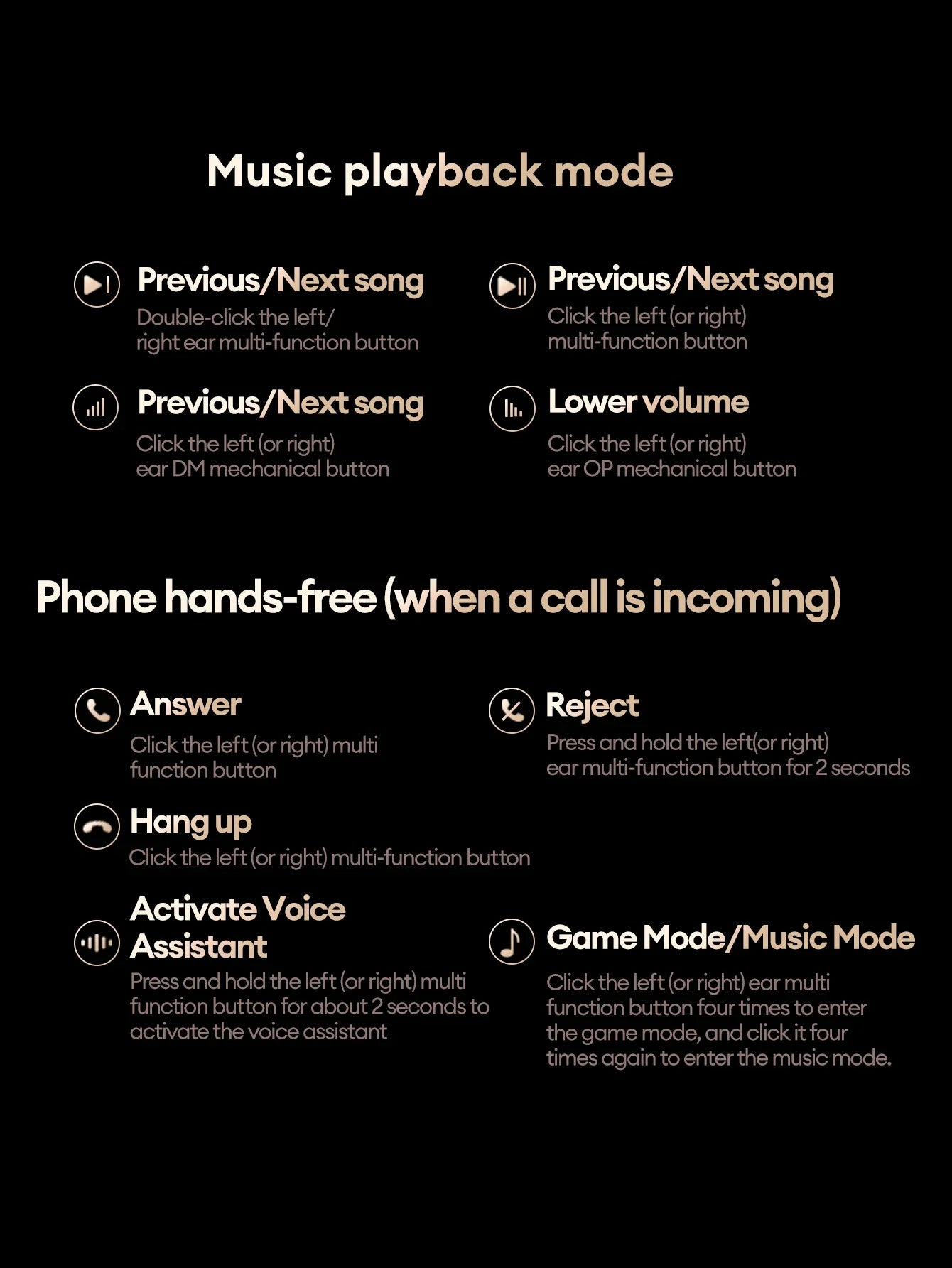 Lenovo EA305 OWS Wireless Bluetooth V5.4 Earphones Long Endurance Headphones Waterproof Sport Earphones LP75 Gaming Earbuds