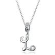 Classic 925 Sterling Silver Initial Necklace