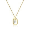 Personalized Initial Necklace in 925 Sterling Silver