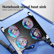 Foldable Laptop Cooling Pad with 4 Fans — Portable Stand for 13–17.3 Inch Laptops