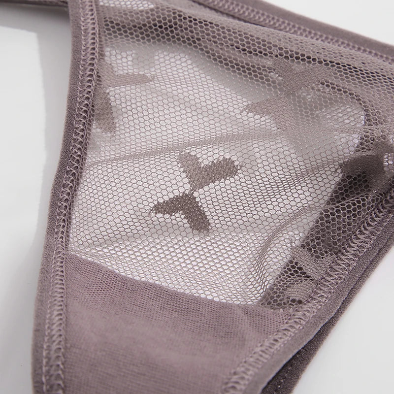 3-Pack Sheer Mesh G-Strings – Sexy Low Rise G-Strings