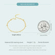 925 Sterling Silver Double Bead Chain Bracelet