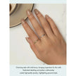 925 Sterling Silver Heart Wedding Band - Symbol Of Love, Stackable Promise Ring In 2 Colors (Size 5-10)
