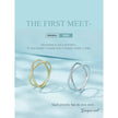 Breathtaking 14K Gold Plated X Ring - Elegant Minimalist 925 Sterling Silver Cross Ring For Women - Promise Jewelry Scr543