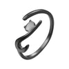 925 Sterling Silver Adjustable Cat Tail Ring