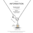 Endless Sunshine Sterling Silver Infinity Necklace With Sunflower