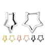 925 Sterling Silver Starlike Earrings - Minimalist Star Shape Ear Buckle for Women - Fashion jewelry SCE1136