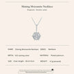 Celestial Sparkle 1ct Moissanite Sterling Silver Star Pendant Necklace