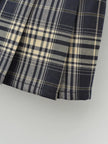 Vintage Plaid Mini Skirt – Preppy Y2K Style, Pleated & Flirty