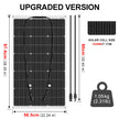 DOKIO Flexible Solar Panel  18V 100W - 400W