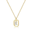 Personalized Initial Necklace in 925 Sterling Silver