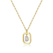 Personalized Initial Necklace in 925 Sterling Silver