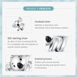 Genuine 925 Sterling Silver Pet Dog Charm For Bracelet - Poodle Dachshund Pendant