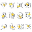 Delicate 925 Silver Zodiac Charm: Personalize Your Bracelet With Your Constellation