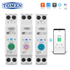 1P+N WIFI Smart Switch Energy Monitoring Circuit Breaker Timer Relay MCB TUYA Smartlife