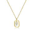 Personalized Initial Necklace in 925 Sterling Silver