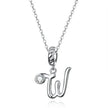 Classic 925 Sterling Silver Initial Necklace