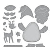 Santa Hugs Etched Dies from the Holiday Hugs Collection by Stampendous