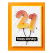 Birthday Balloons Etched Dies from the Monster Birthday Collection