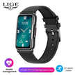 LIGE Smart Watch Women Full Touch Screen Bluetooth Call IP67 Waterproof Sports Fitness Tracker Smartwatch Women