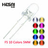 100PCS/lot F5 5MM Round - LED Light Diode Kit
