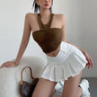 Harajuku Hottie Preppy Pulse High Waist A-Line Sexy Mini Skirt