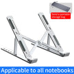 Aluminum Alloy Laptop Stand — Adjustable, Foldable & Non-Slip Cooling Holder