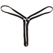 Zipper Thong Open Crotch Sexy G-String Lingerie