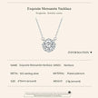 Dazzling Diamond Alternative: 1ct Moissanite Sterling Silver Pendant Necklace