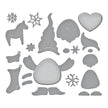 Gnome Hugs Etched Dies from the Holiday Hugs Collection by Stampendous