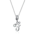 Classic 925 Sterling Silver Initial Necklace